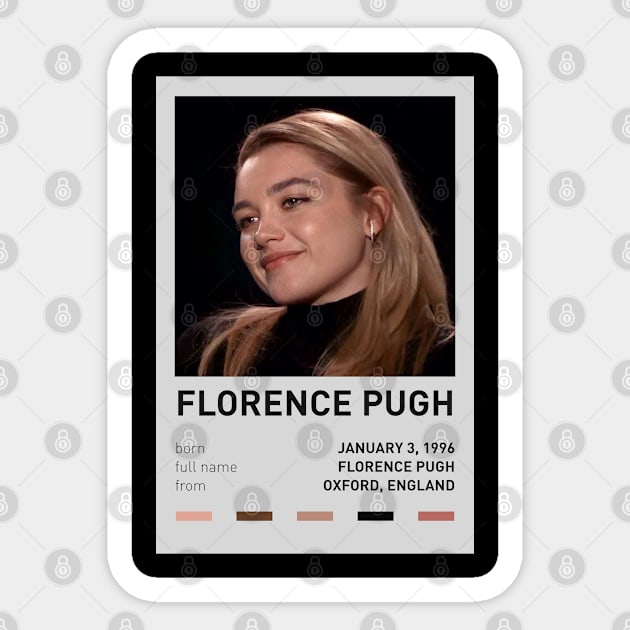 Florence Pugh Sticker by sinluz